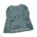 Top Long Sleeve By Soft Surroundings In Blue, Size: Xl