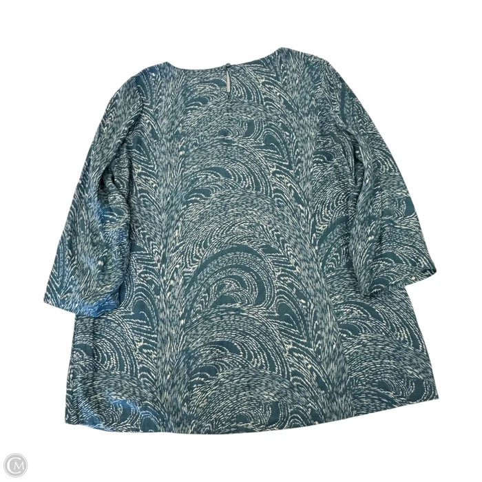 Top Long Sleeve By Soft Surroundings In Blue, Size: Xl