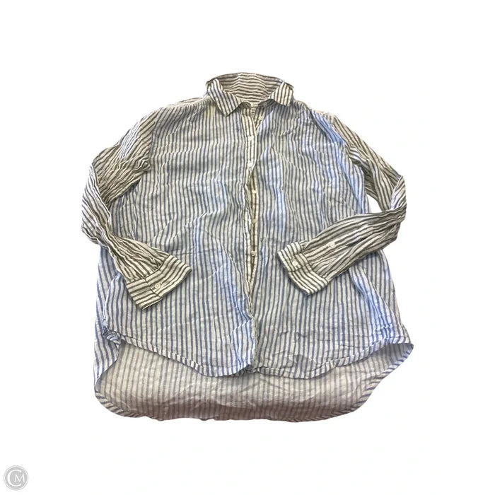Top Long Sleeve By Sundance In Striped Pattern, Size: M