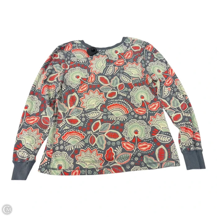 Top Long Sleeve By Vera Bradley In Multi-colored, Size: Xl
