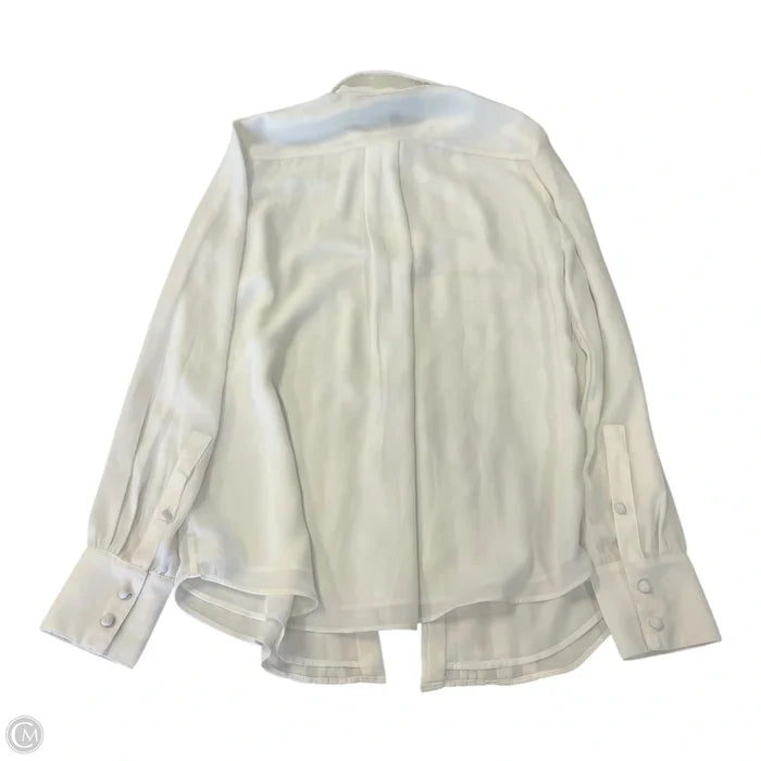 Top Long Sleeve By White House Black Market In Black & White, Size: 0