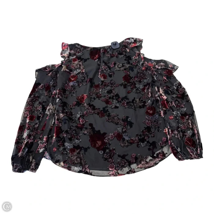 Top Long Sleeve By White House Black Market In Multi-colored, Size: 4