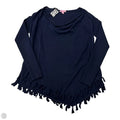 Top Long Sleeve Designer By Lilly Pulitzer In Navy, Size: S