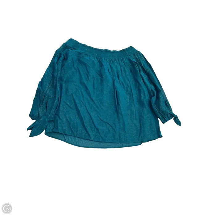 Top Long Sleeve Designer By Lilly Pulitzer In Teal, Size: S