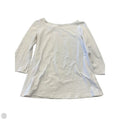 Top Long Sleeve Designer By Lilly Pulitzer In White, Size: Xs
