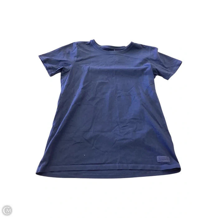 Top Short Sleeve Basic By Life Is Good In Navy, Size: M