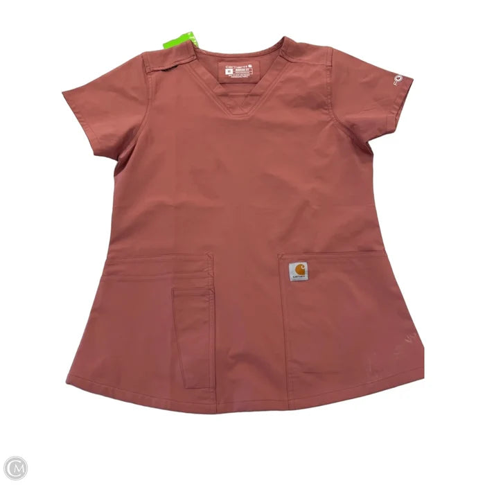 Top Short Sleeve By Carhartt In Pink, Size: Xs