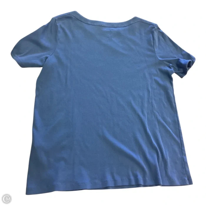 Top Short Sleeve By Chicos In Blue, Size: Xl