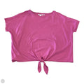 Top Short Sleeve By Chicos In Pink, Size: 0