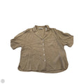 Top Short Sleeve By Clothes Mentor In Brown, Size: L