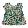 Top Short Sleeve By Clothes Mentor In Cream & Green, Size: S