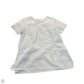 Top Short Sleeve By Clothes Mentor In White, Size: M