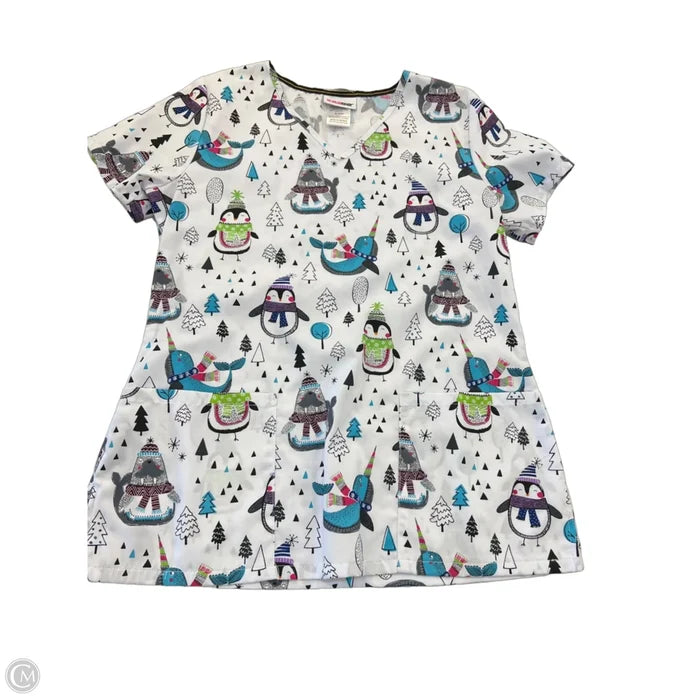 Top Short Sleeve By Clothes Mentor In White, Size: S