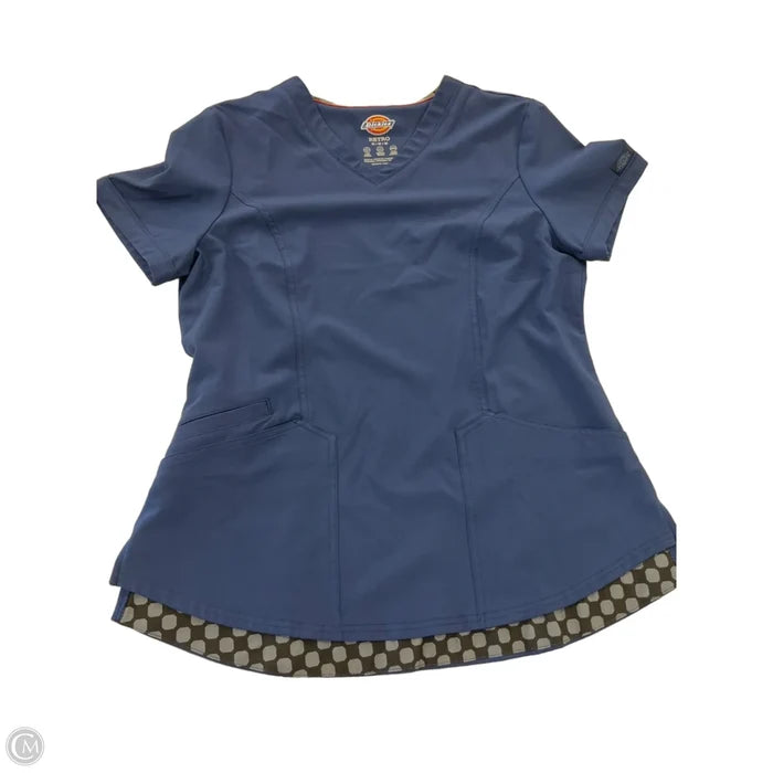 Top Short Sleeve By Dickies In Navy, Size: M