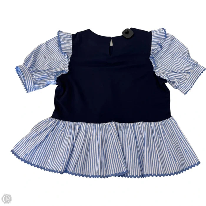 Top Short Sleeve By English Factory In Navy, Size: M