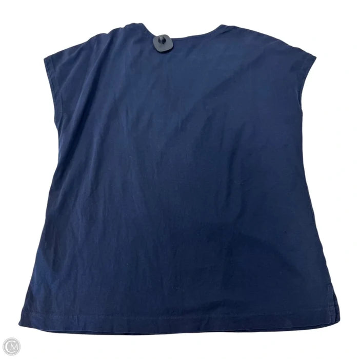 Top Short Sleeve By J. Crew In Navy, Size: S