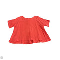 Top Short Sleeve By Kaktus In Coral, Size: L