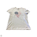 Top Short Sleeve By Life Is Good In Blue & Red & White, Size: M