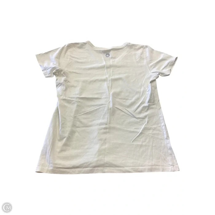 Top Short Sleeve By Life Is Good In Blue & Red & White, Size: M