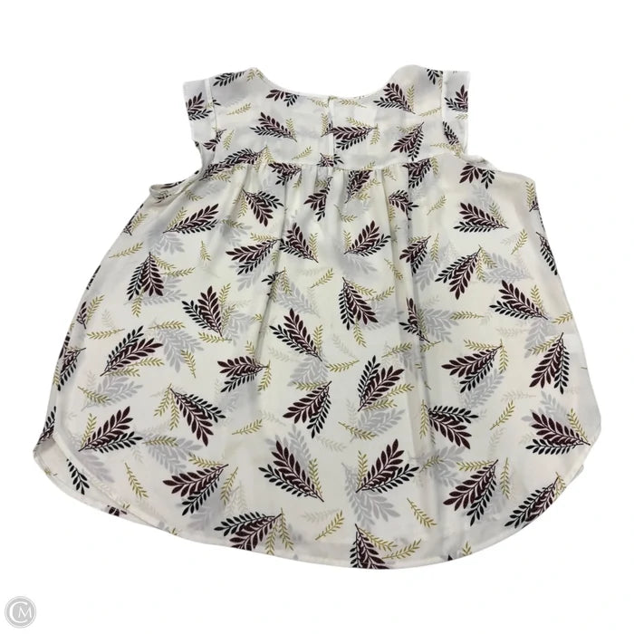 Top Short Sleeve By Loft In Floral Print, Size: Xl