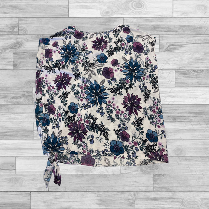 Top Short Sleeve By Loft In White, Size: Sp
