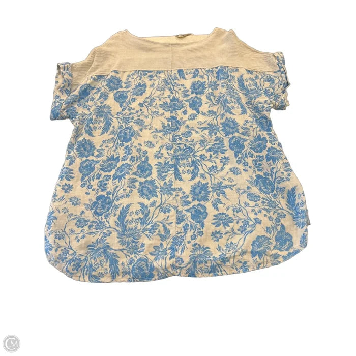 Top Short Sleeve By Lungo Larno In Multi-colored, Size: 1x