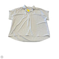 Top Short Sleeve By Maison Damelie In Cream, Size: Xl