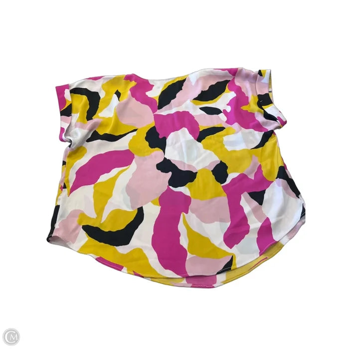 Top Short Sleeve By Nine West In Multi-colored, Size: M