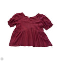 Top Short Sleeve By Patrons Of Peace In Purple, Size: L
