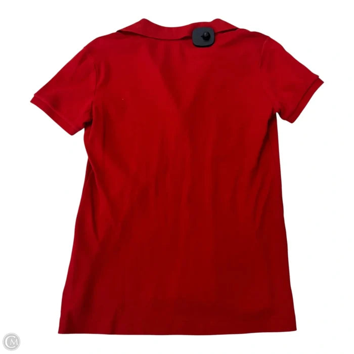 Top Short Sleeve By Ralph Lauren In Red, Size: M