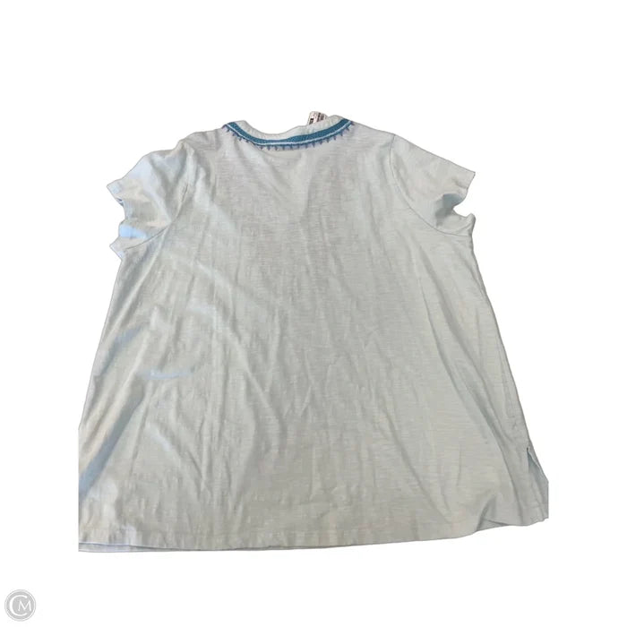 Top Short Sleeve By Soft Surroundings In Floral Print, Size: 2x