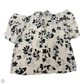 Top Short Sleeve By Tahari In Black & White, Size: S