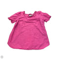 Top Short Sleeve By Talbots In Pink, Size: Xl