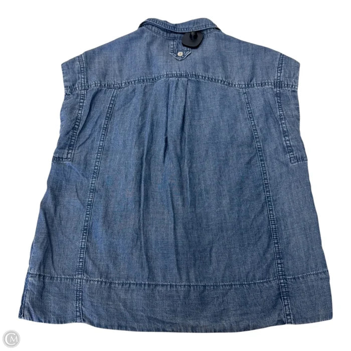 Top Short Sleeve By Velvet Heart In Blue, Size: S