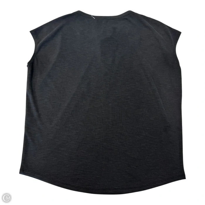 Top Short Sleeve By White House Black Market In Black, Size: S