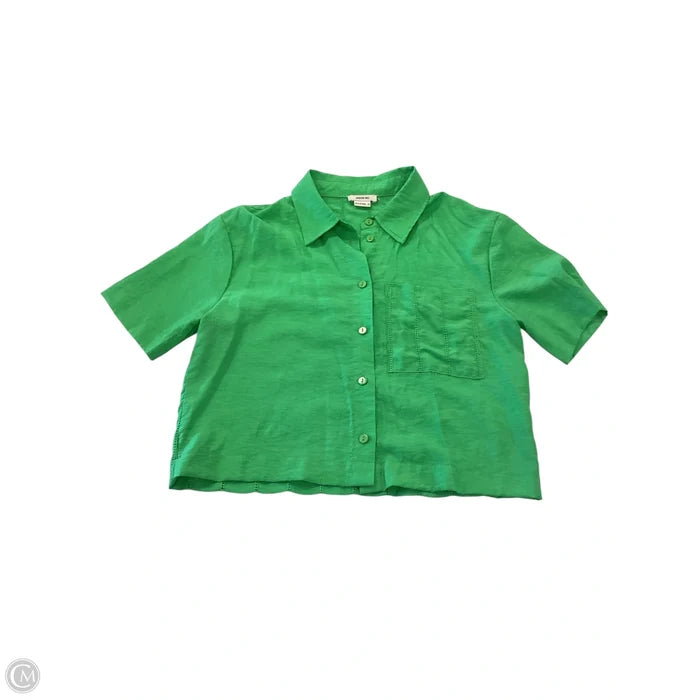 Top Short Sleeve Designer By Jason Wu In Green, Size: Xs