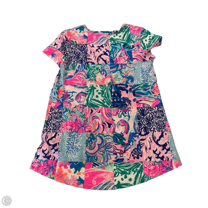 Top Short Sleeve Designer By Lilly Pulitzer In Multi-colored, Size: Xs