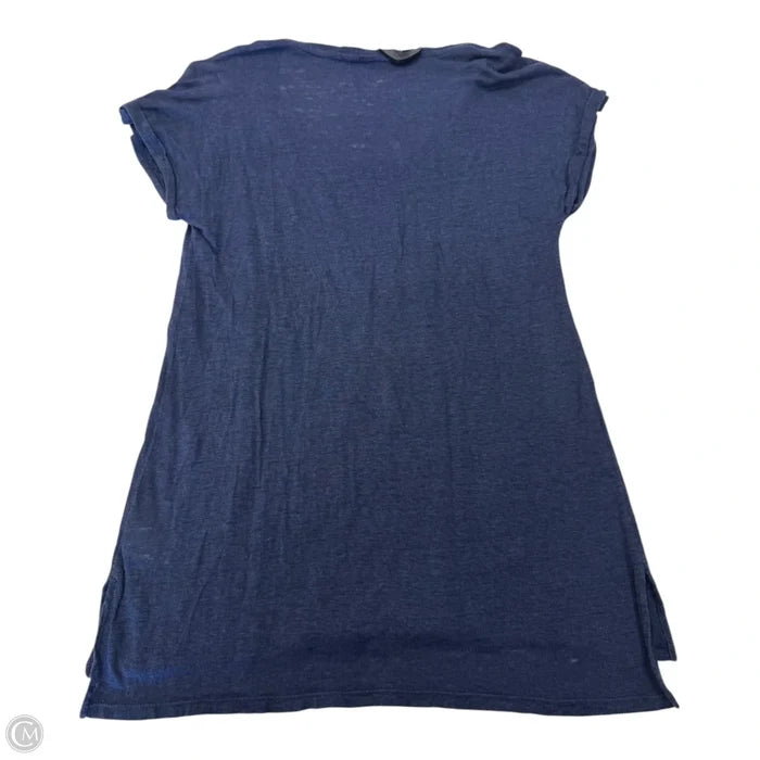 Top Short Sleeve Designer By Lilly Pulitzer In Navy, Size: Xs
