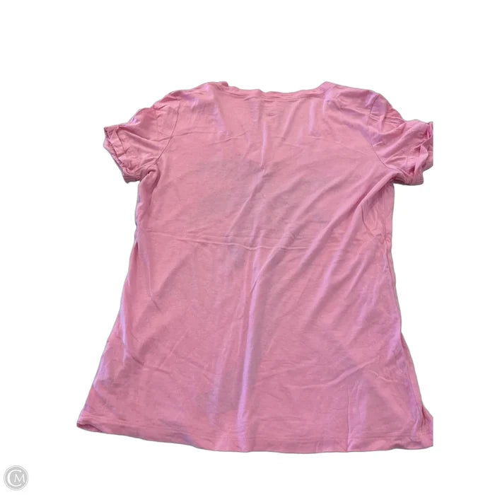 Top Short Sleeve Designer By Lilly Pulitzer In Pink, Size: Xs
