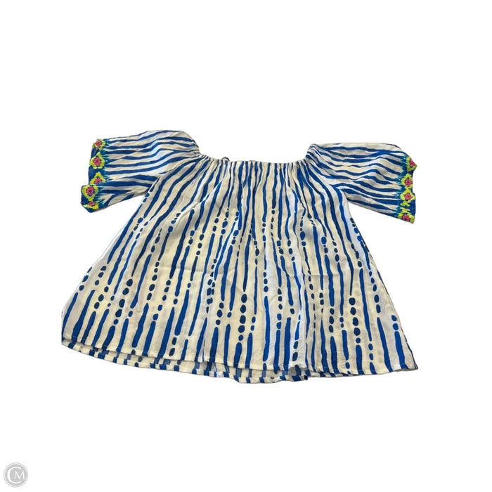 Top Short Sleeve Designer By Lilly Pulitzer In Striped Pattern, Size: Xxs