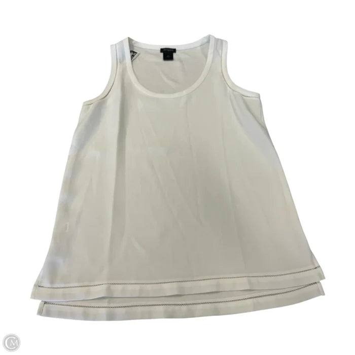 Top Sleeveless By Ann Taylor In White, Size: Xs