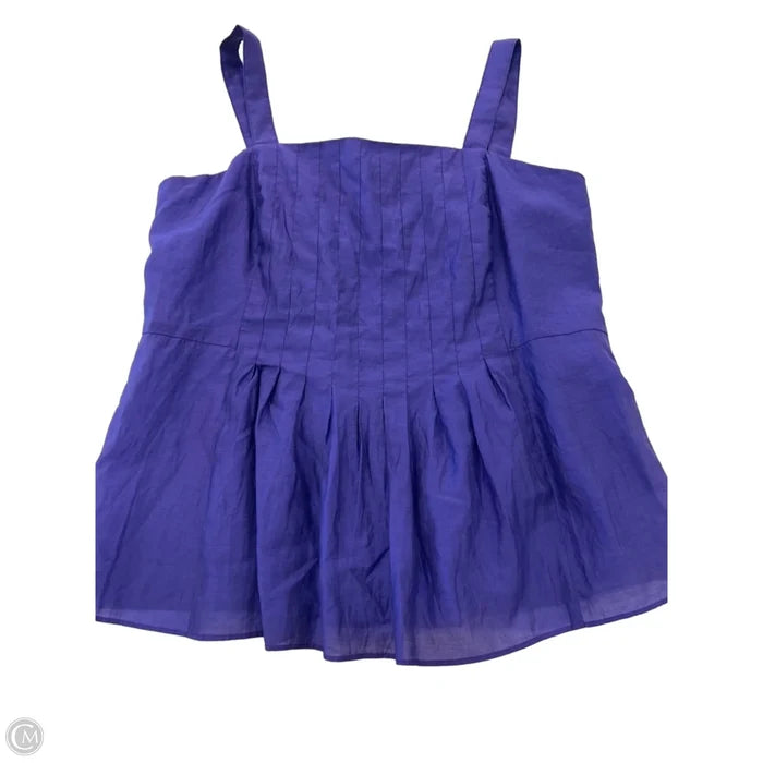 Top Sleeveless By Banana Republic In Purple, Size: 6