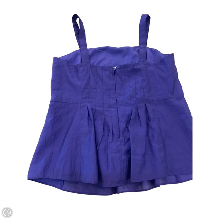 Top Sleeveless By Banana Republic In Purple, Size: 6