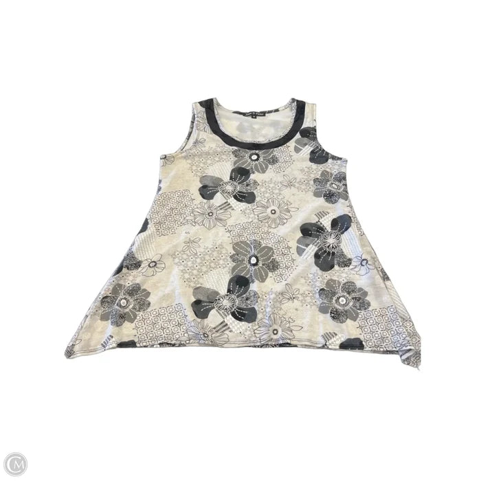 Top Sleeveless By Clothes Mentor In Black & White, Size: Mp