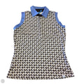 Top Sleeveless By Clothes Mentor In Blue & Brown, Size: S
