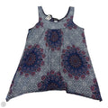 Top Sleeveless By Clothes Mentor In Blue & Red & White, Size: M