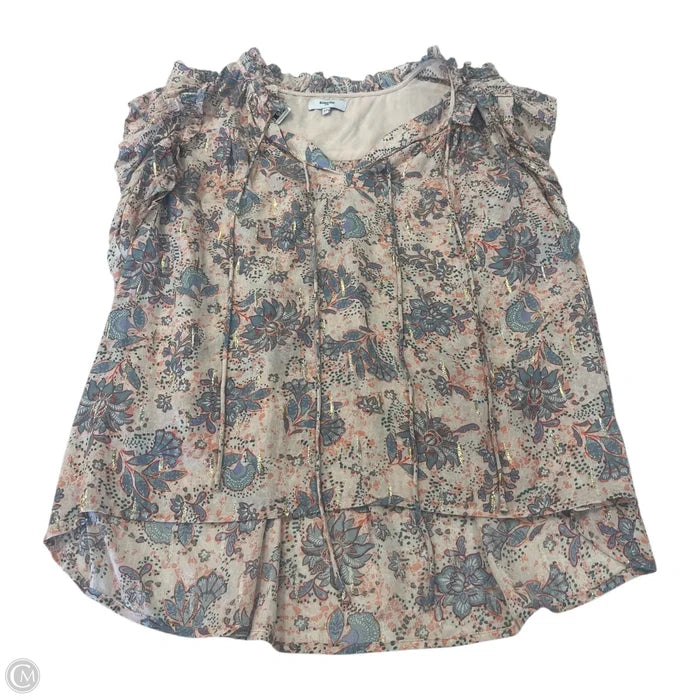 Top Sleeveless By Clothes Mentor In Floral Print, Size: S