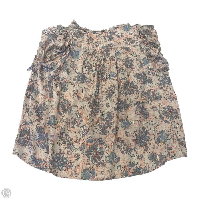 Top Sleeveless By Clothes Mentor In Floral Print, Size: S