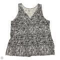 Top Sleeveless By Lane Bryant In Blue & White, Size: 3x