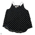Top Sleeveless By Loft In Black & Gold, Size: Sp
